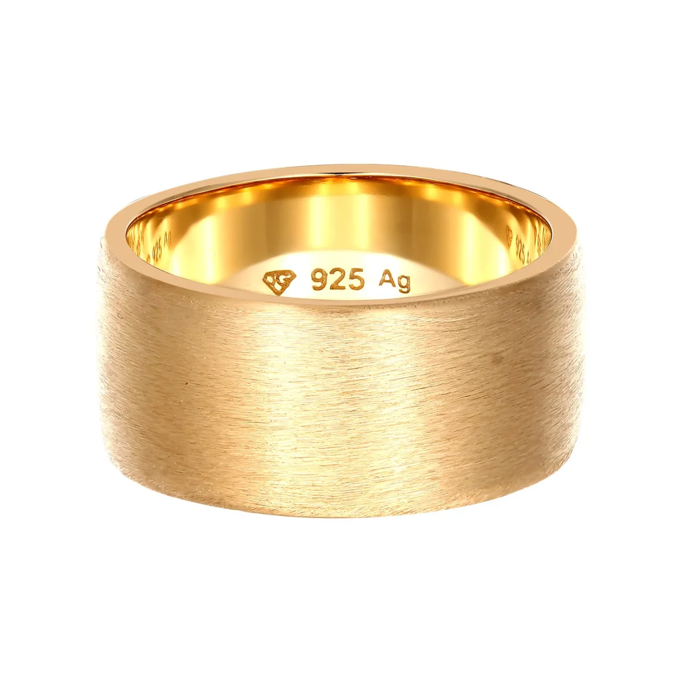 Elli "Bandring< Ringe|Vergoldet