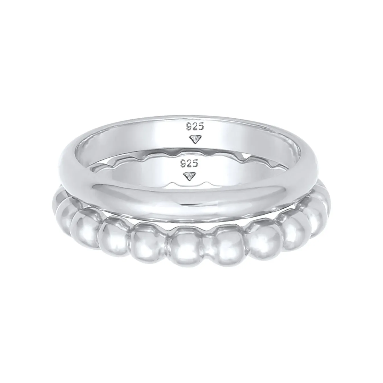 Elli "Bandring< Ringe|Vergoldet