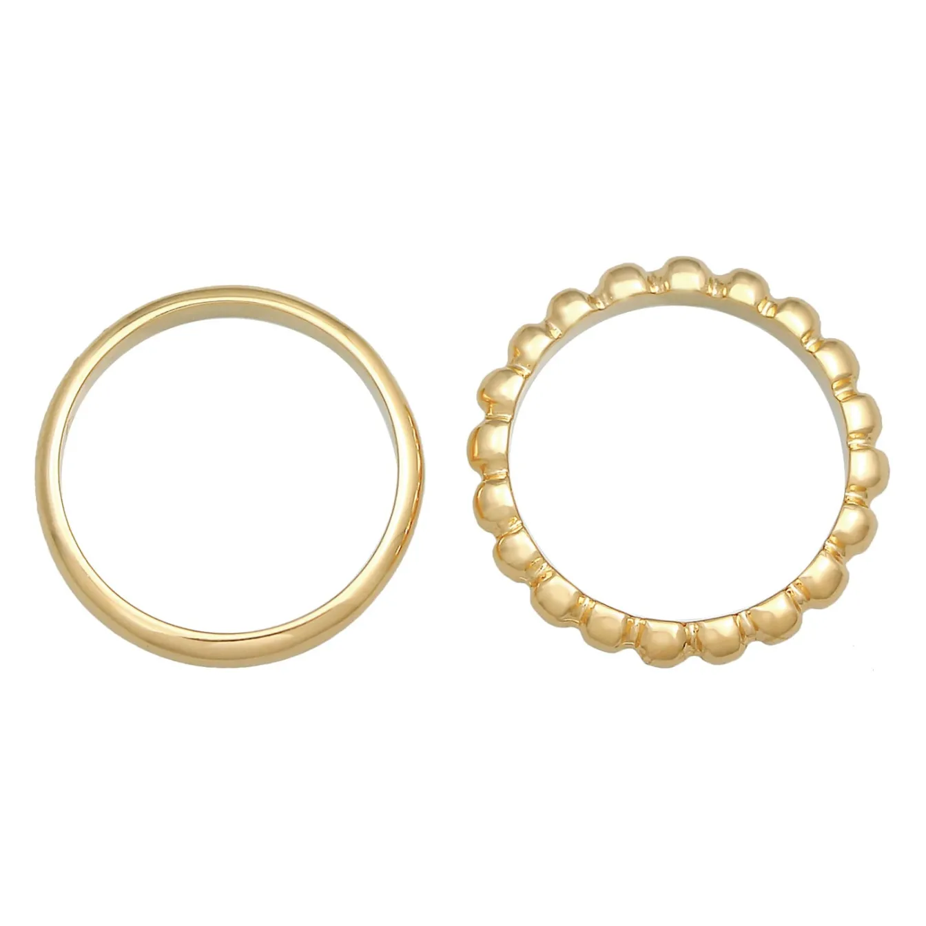 Elli "Bandring< Ringe|Vergoldet