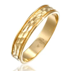 Elli "Bandring< Ringe|Vergoldet