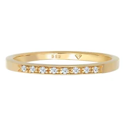 Elli "Bandring | Diamant ( , 0,04 ct )< Ringe|Echtgold