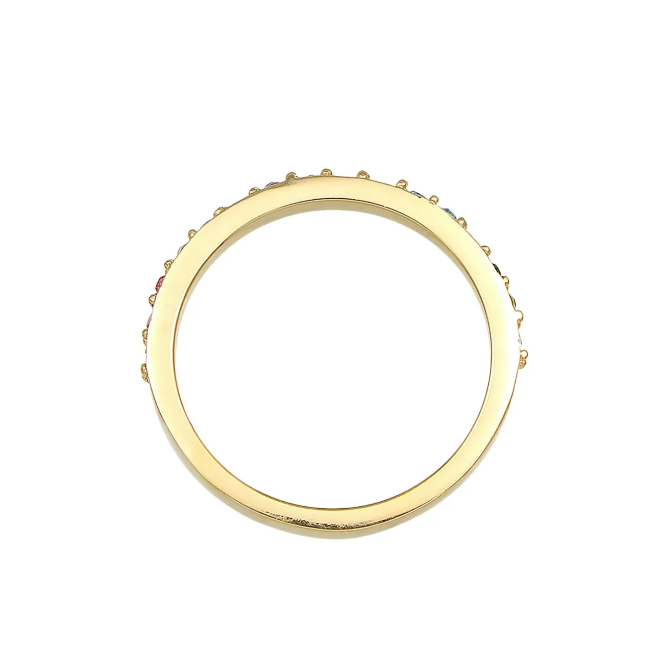 Elli "Bandring | Kristall ( Violett hell )< Ringe|Vergoldet