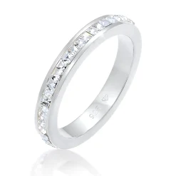 Elli "Bandring | Kristall (Weiß)< Roségold|Ringe