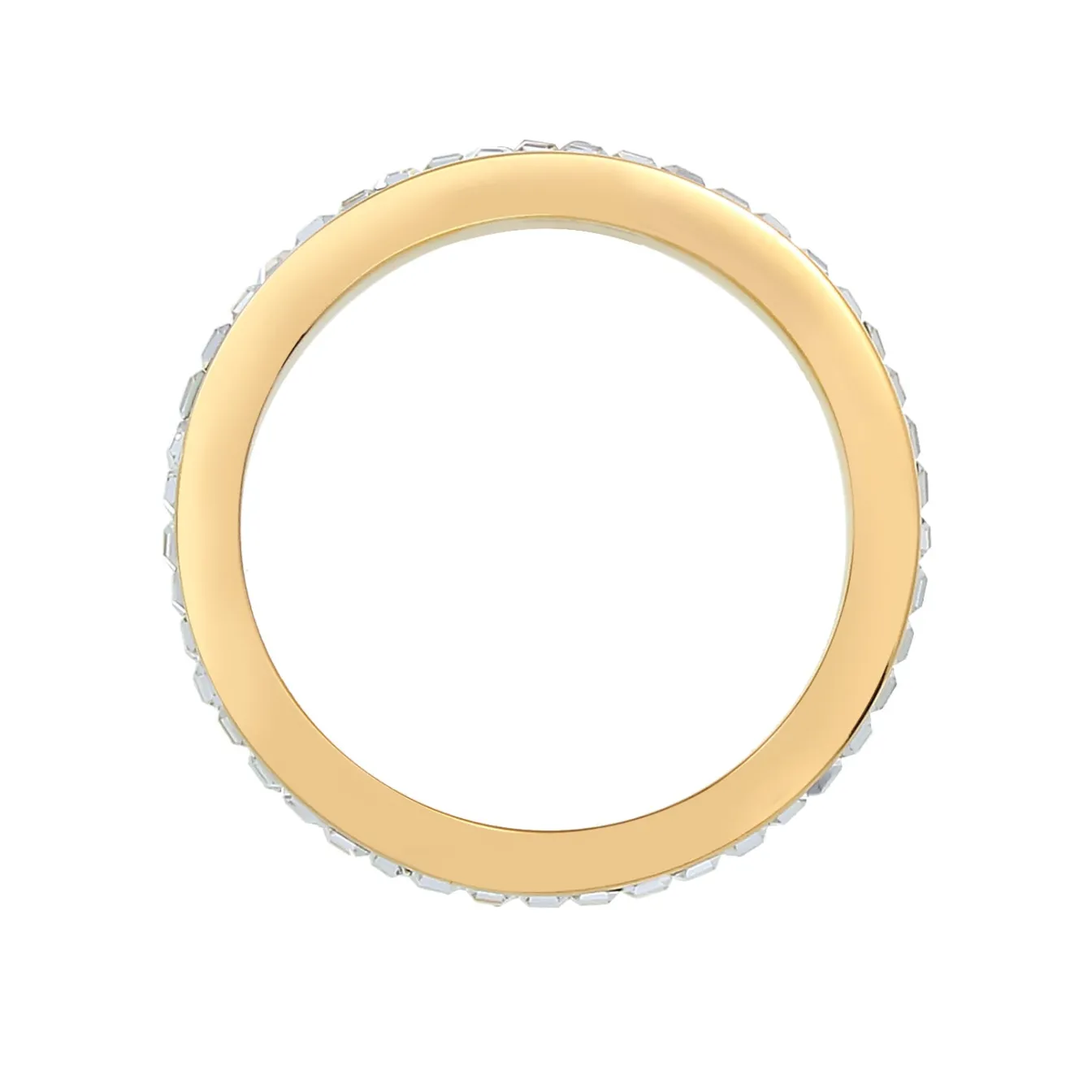 Elli "Bandring | Kristall (Weiß)< Roségold|Ringe