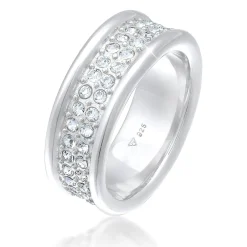 Elli "Bandring | Kristalle (weiß)< Letzte Chance|Ringe