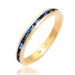 Elli "Bandring | Saphir ( Blau )< Ringe|Vergoldet