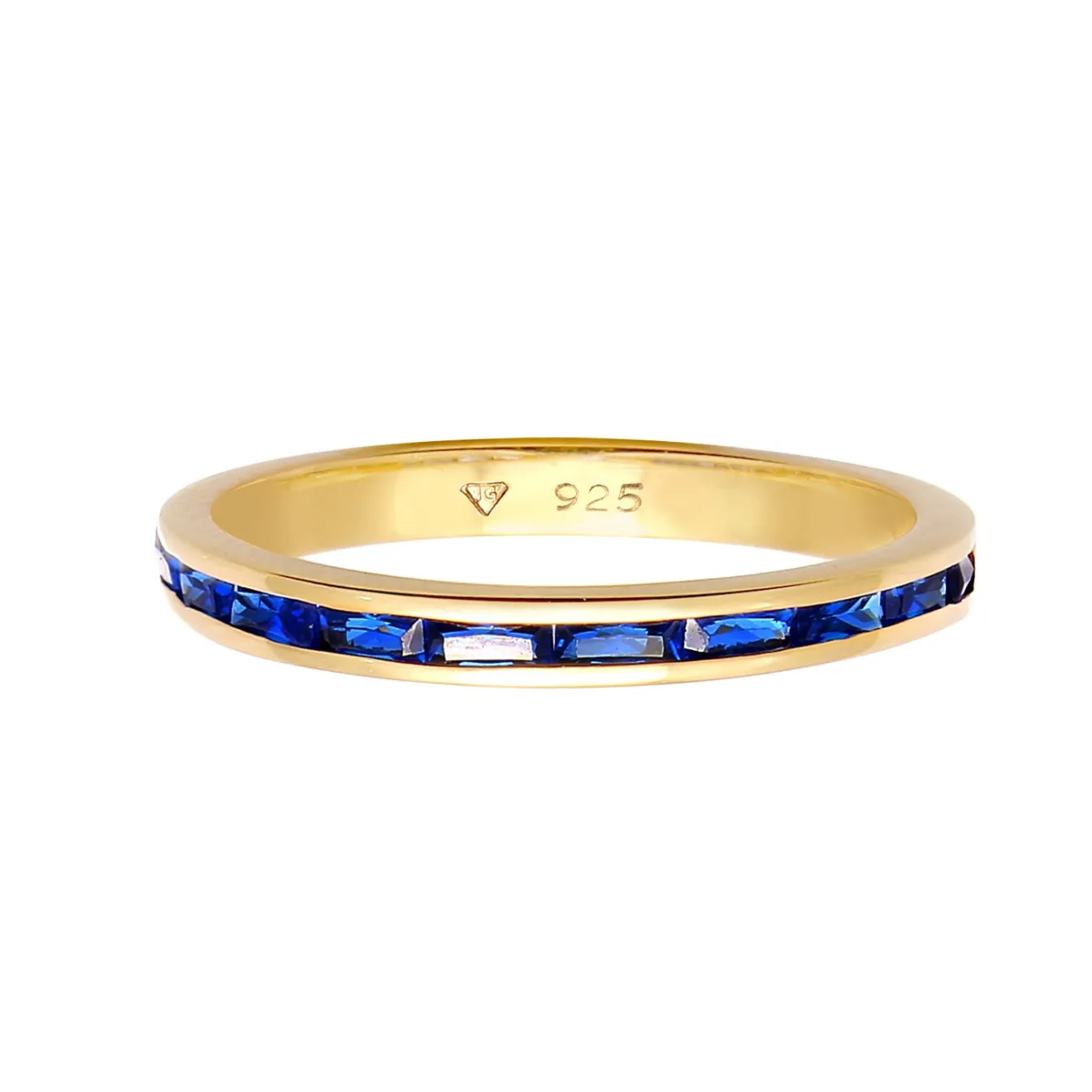 Elli "Bandring | Saphir ( Blau )< Ringe|Vergoldet