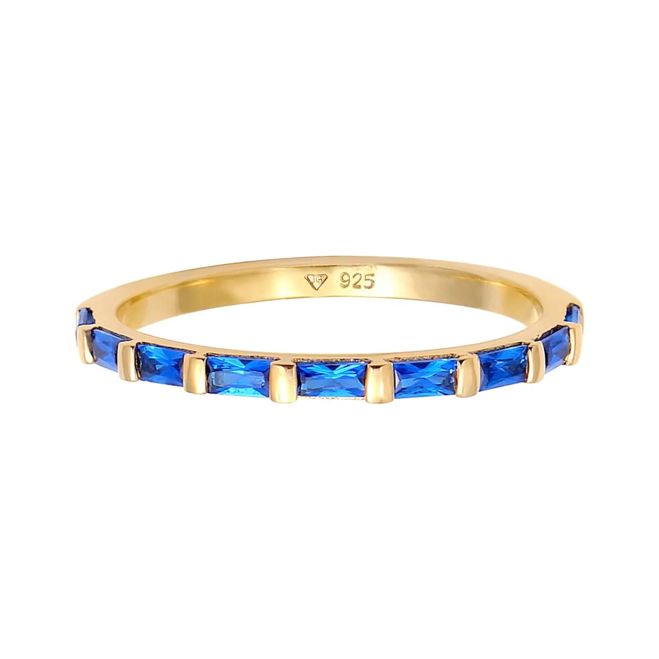 Elli "Bandring | Saphir ( Blau )< Ringe|Vergoldet