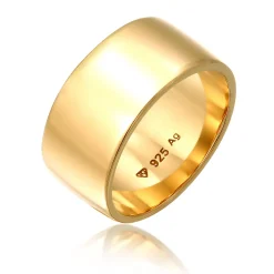 Elli "Bandring breit< Silber|Roségold