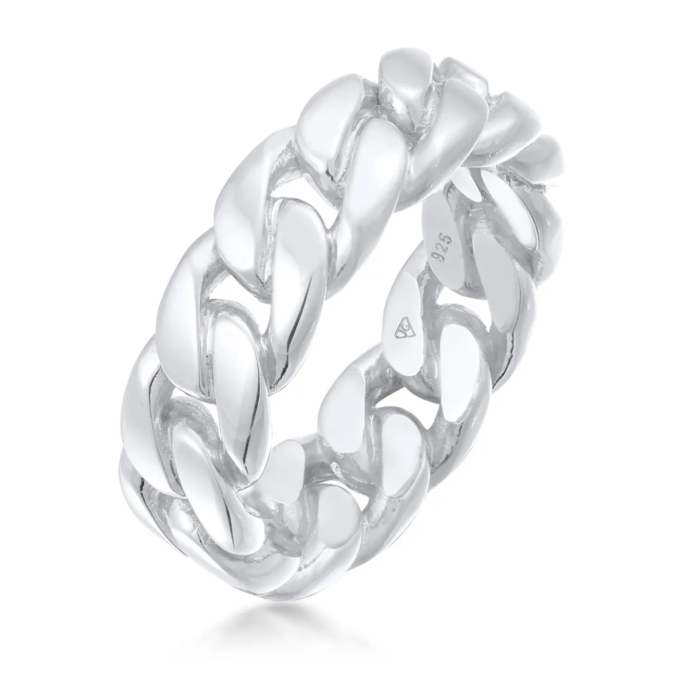 Elli "Bandring Chain< Ringe|Silber