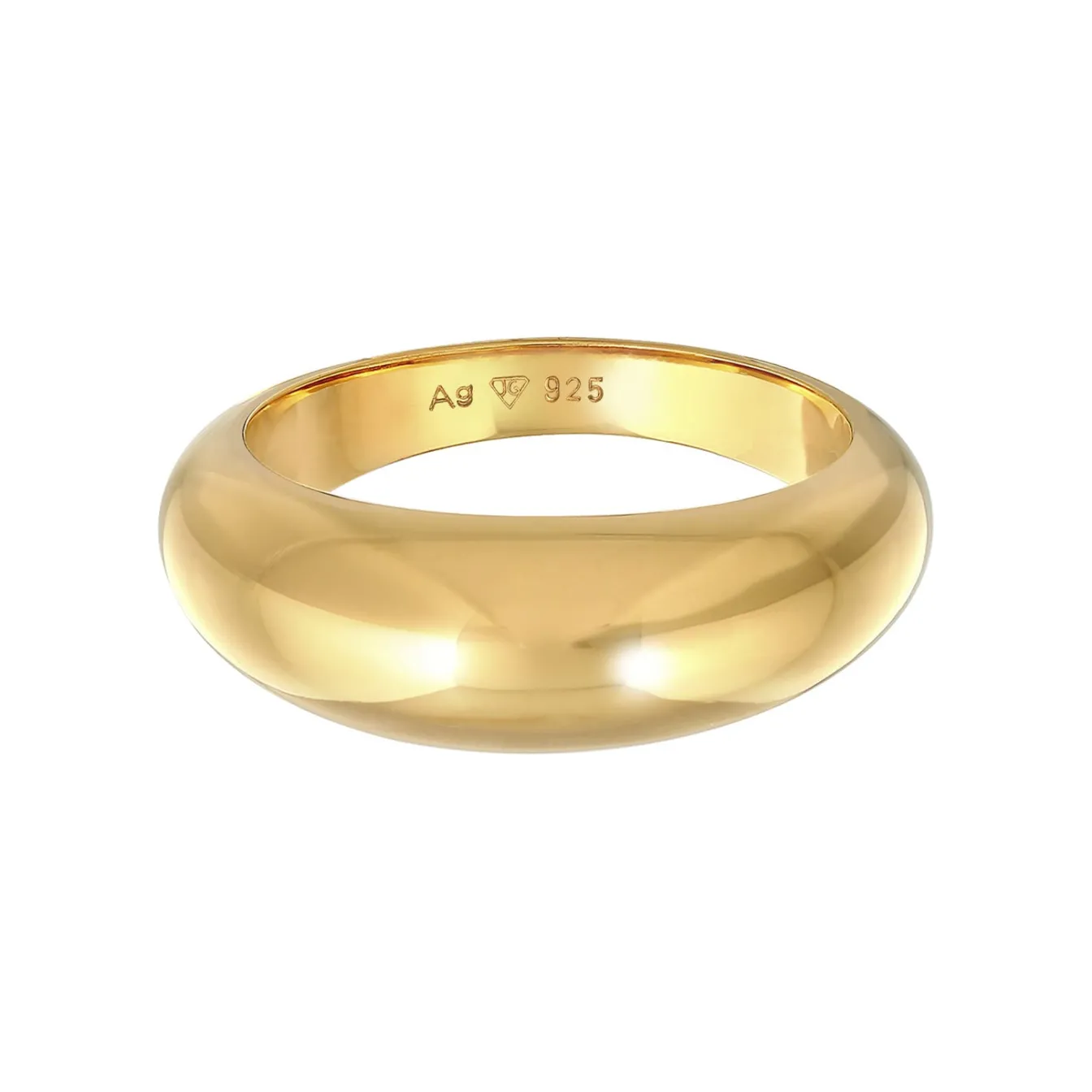 Elli "Bandring Chunky< Ringe|Silber