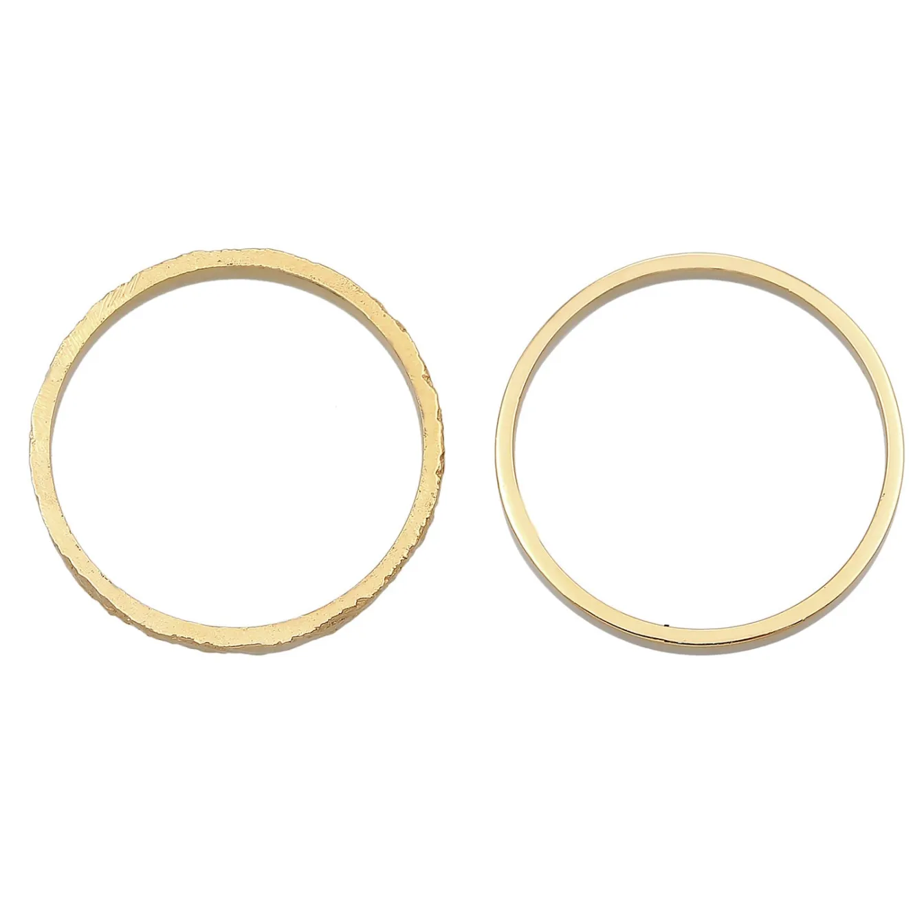 Elli "Bandring 2er Set< Ringe|Echtgold