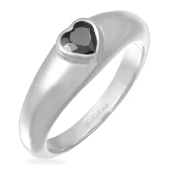 Elli "Bandring Herz | Zirkonia (Rot)< Symbol-schmuck|Herz-schmuck