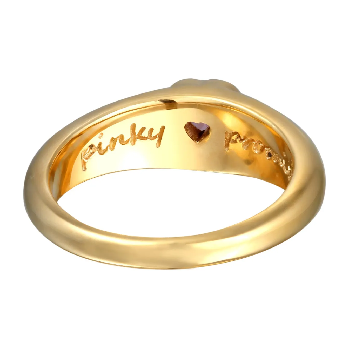 Elli "Bandring Herz | Zirkonia (Rot)< Symbol-schmuck|Herz-schmuck