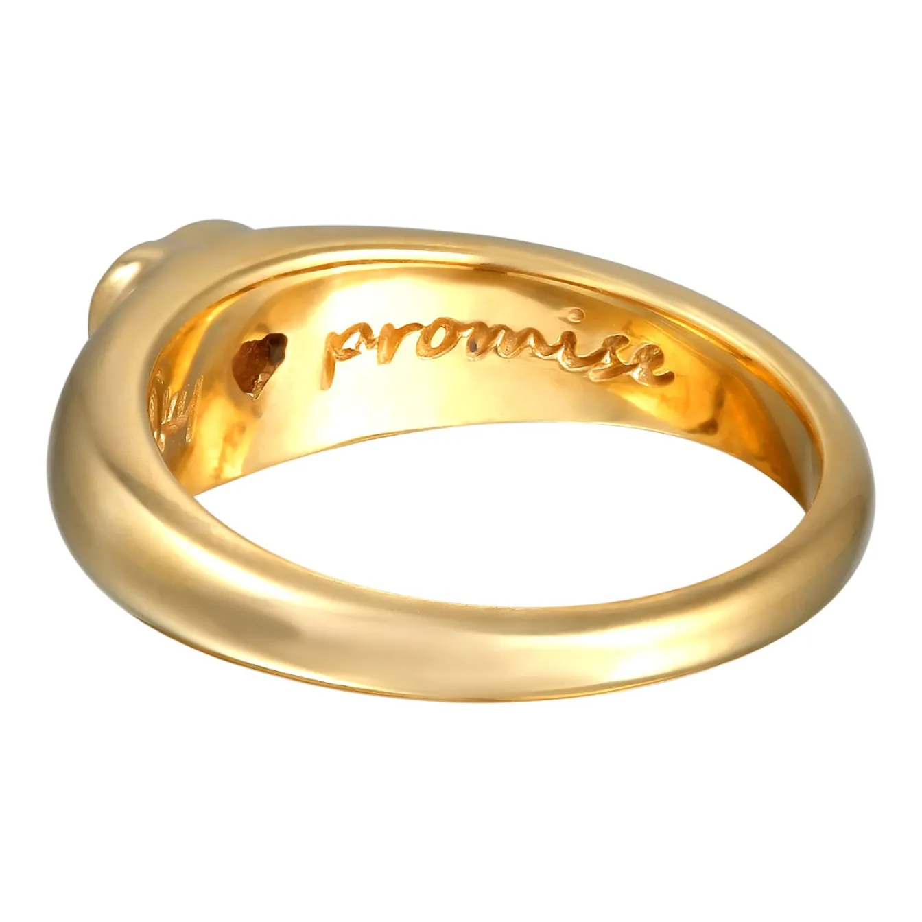 Elli "Bandring Herz | Zirkonia (Rot)< Symbol-schmuck|Herz-schmuck