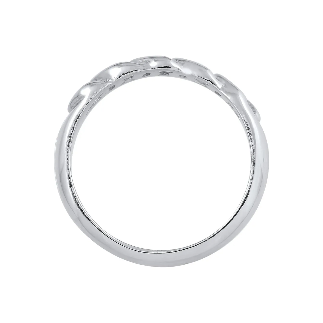 Elli "Bandring Knoten< Ringe|Silber