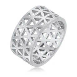 Elli "Bandring Lebensblume< Symbol-schmuck|Ringe