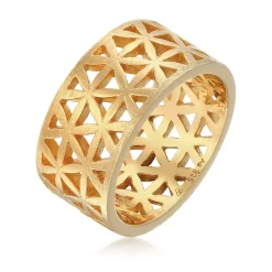 Elli "Bandring Lebensblume< Symbol-schmuck|Ringe