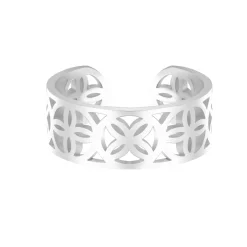 Elli "Bandring Lebensblume Offen< Symbol-schmuck|Ringe