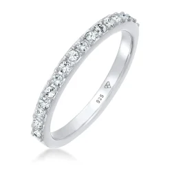 Elli "Bandring Memoire | Kristalle (Weiß)< Roségold|Ringe