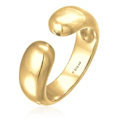 Elli "Bandring Offen< Ringe|Vergoldet