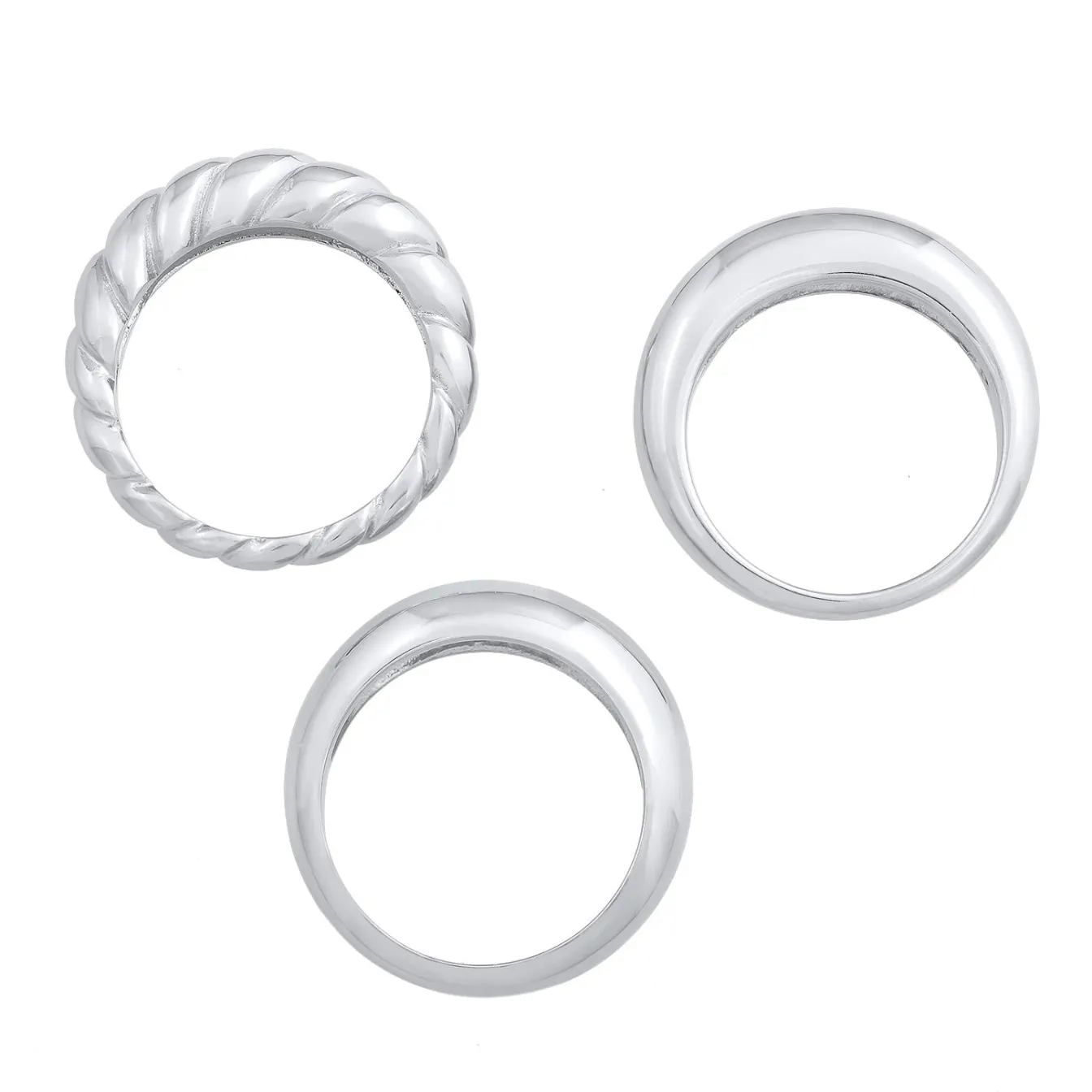 Elli "Bandring Set< Ringe|Silber