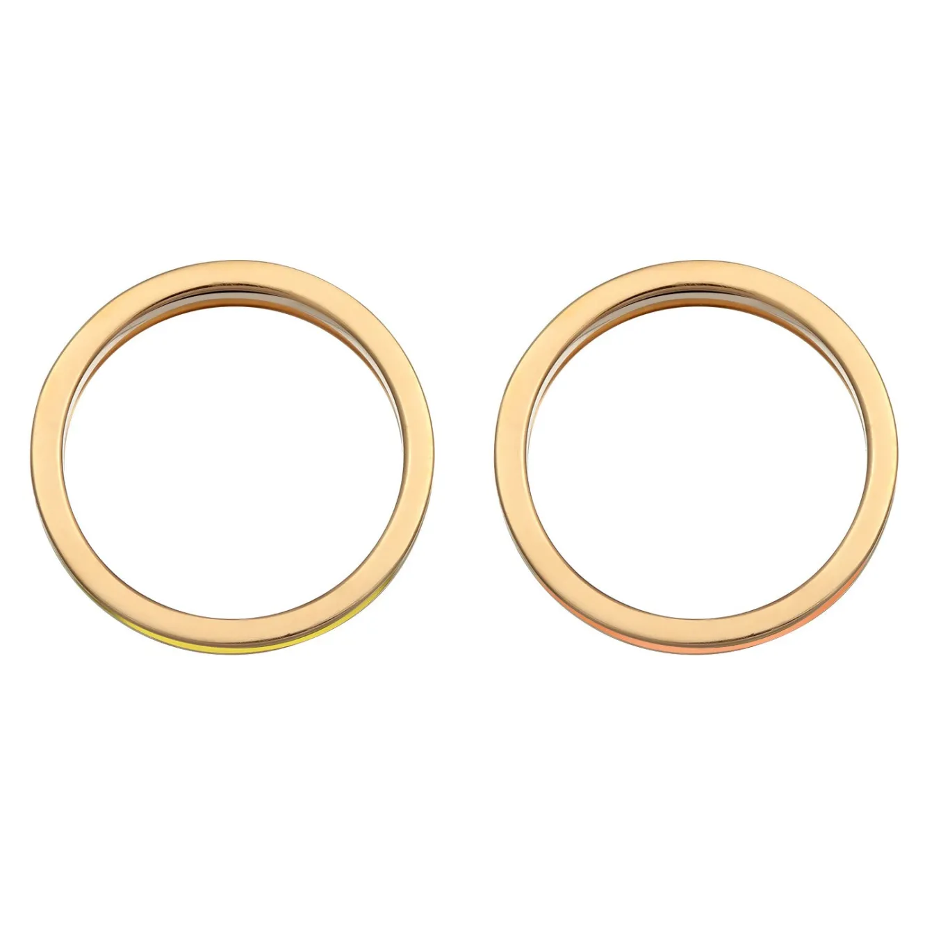 Elli "Bandring Set | Emaille< Ringe|Vergoldet