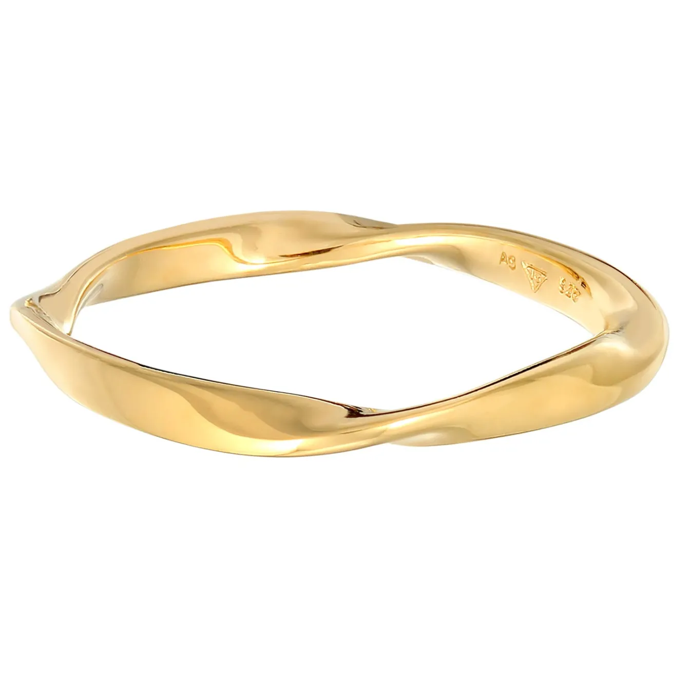 Elli "Bandring Twisted< Ringe|Silber