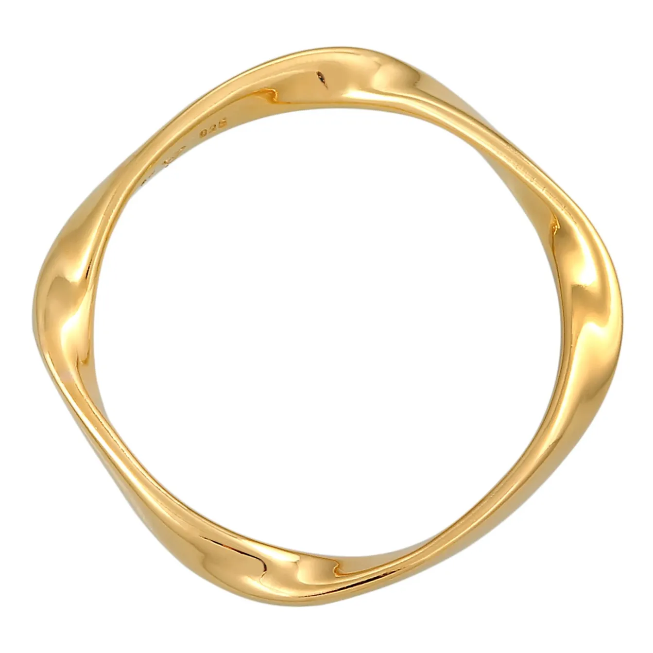 Elli "Bandring Twisted< Ringe|Silber