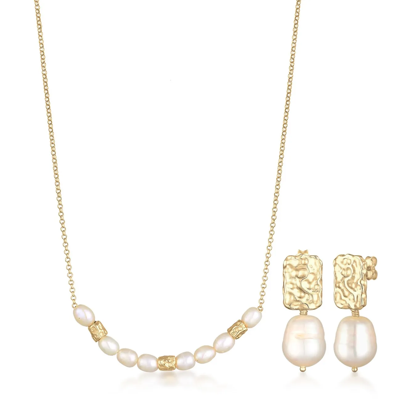 Elli "Barock-Schmuckset | Süßwasserperlen< Letzte Chance|Schmucksets