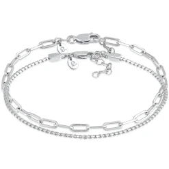 Elli "Basic Armbänder 2er Set< Armbänder|Silber