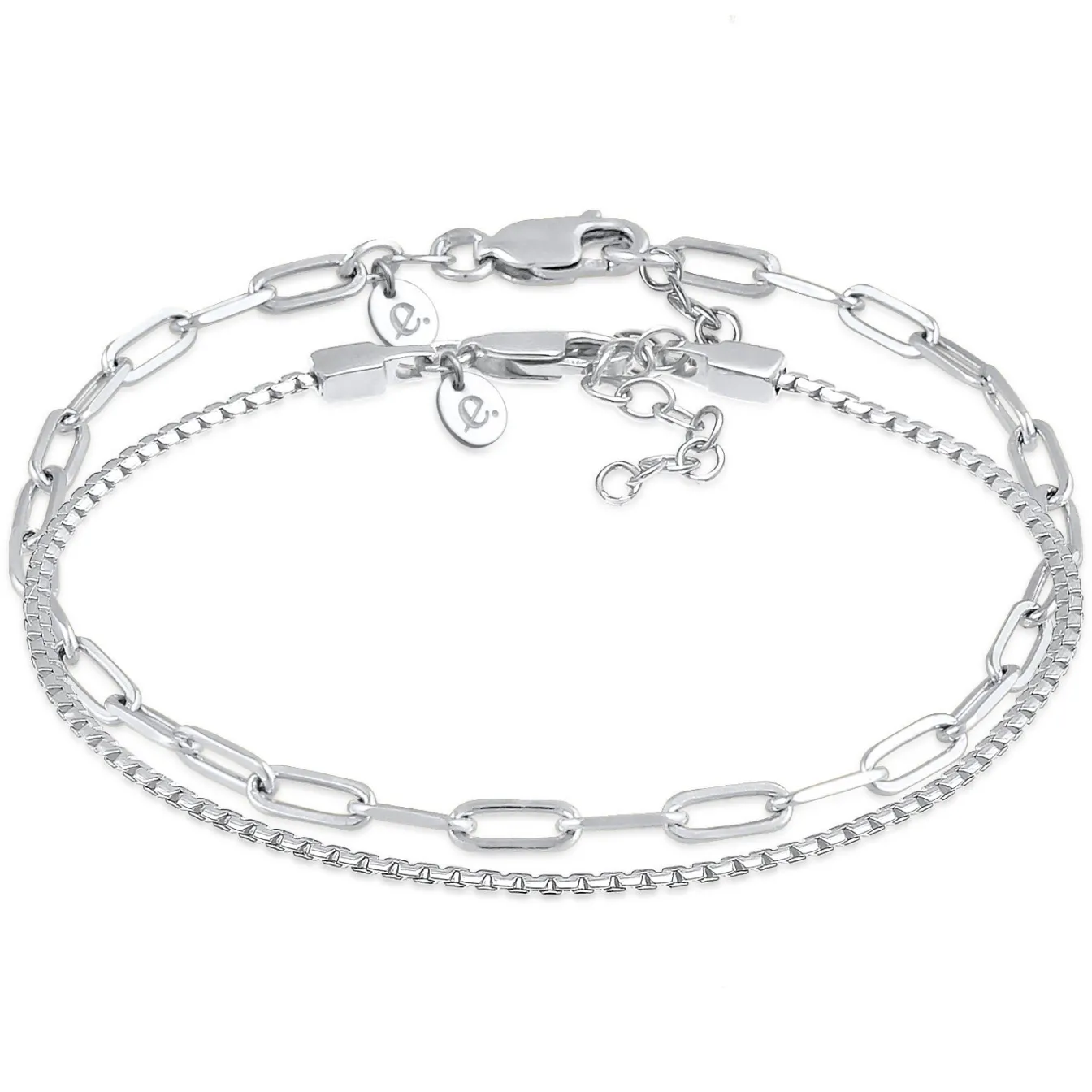 Elli "Basic Armbänder 2er Set< Armbänder|Silber