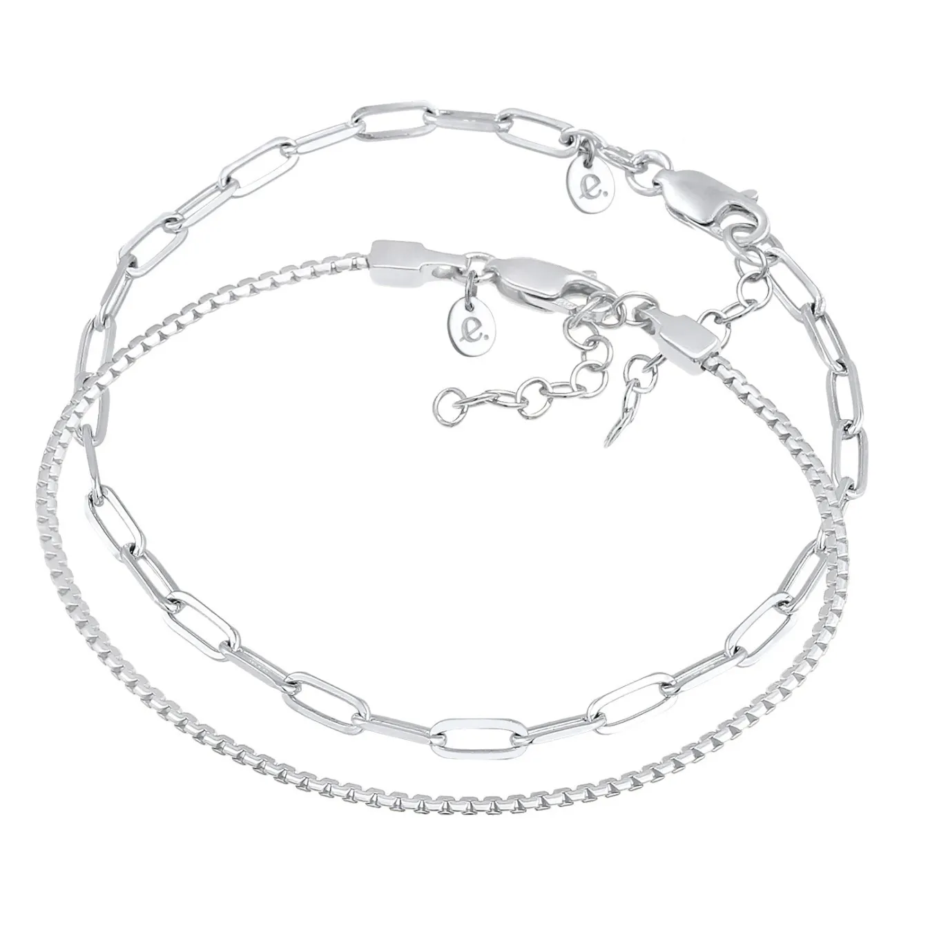 Elli "Basic Armbänder 2er Set< Armbänder|Silber