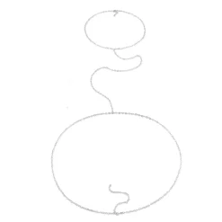 Elli "Body Chain Herzen< Vergoldet|Symbol-schmuck