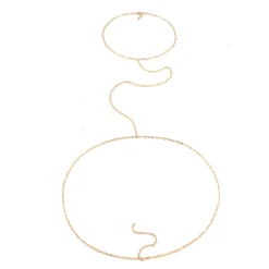 Elli "Body Chain Herzen< Vergoldet|Symbol-schmuck
