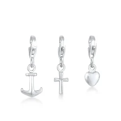 Elli "Charm Anker< Symbol-schmuck|Herz-schmuck