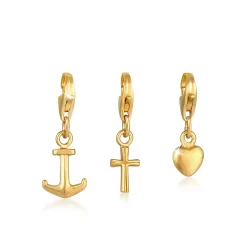Elli "Charm Anker< Symbol-schmuck|Herz-schmuck