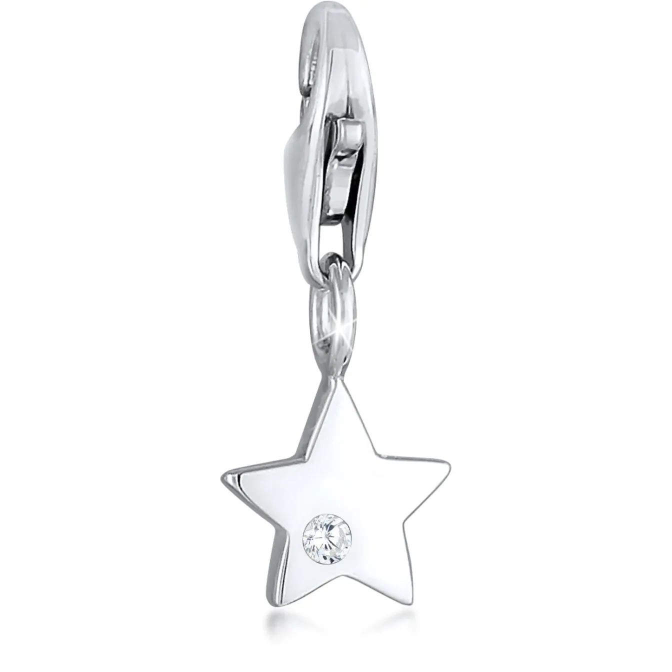 Elli "Charm Astro | Zirkonia ( Weiß )< Anhänger & Charms|Vergoldet