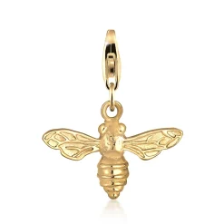 Elli "Charm Biene< Anhänger & Charms|Vergoldet