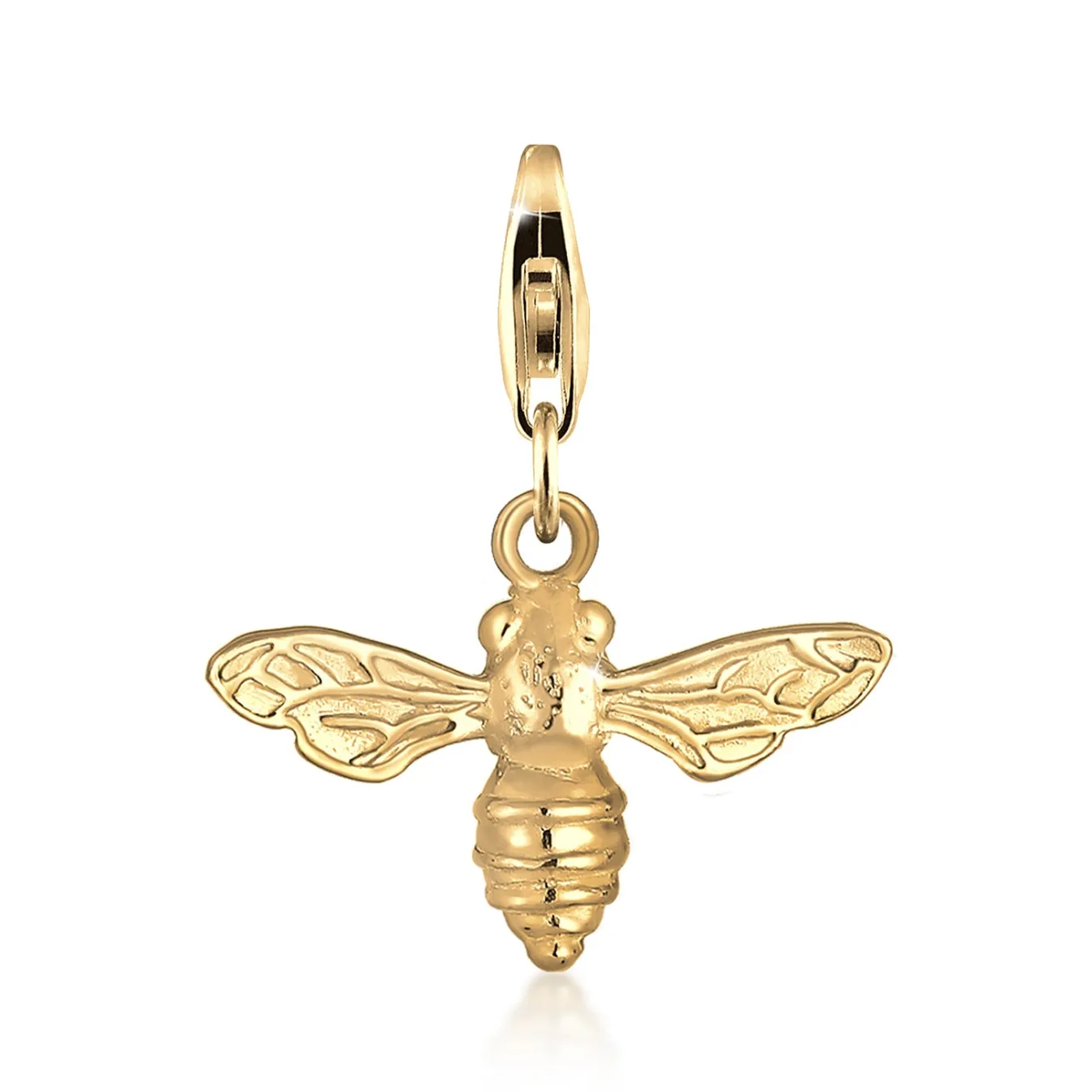 Elli "Charm Biene< Anhänger & Charms|Vergoldet