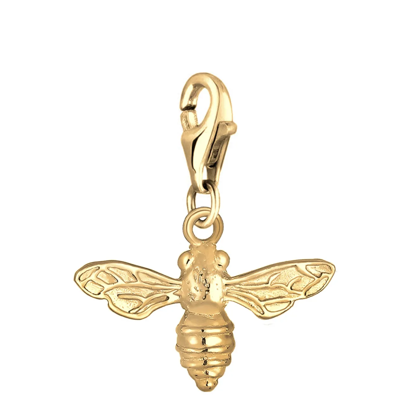 Elli "Charm Biene< Anhänger & Charms|Vergoldet