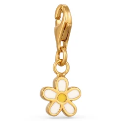 Elli "Charm Blume | Emaille< Vergoldet|Symbol-schmuck