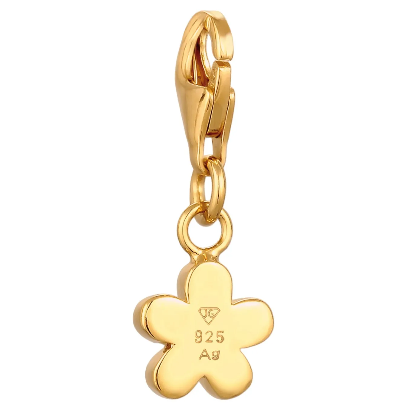 Elli "Charm Blume | Emaille< Vergoldet|Symbol-schmuck