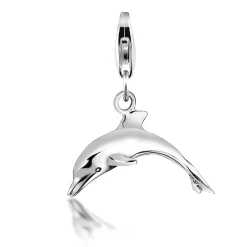 Elli "Charm Delfin< Anhänger & Charms|Silber
