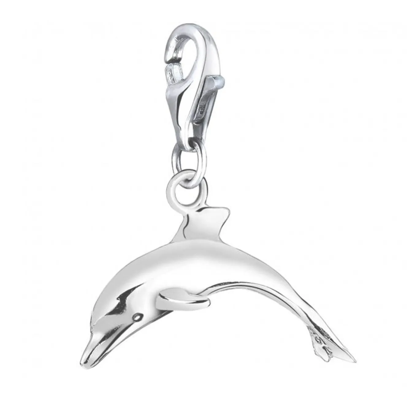 Elli "Charm Delfin< Anhänger & Charms|Silber