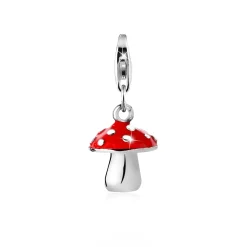 Elli "Charm Fliegenpilz< Symbol-schmuck|Anhänger & Charms