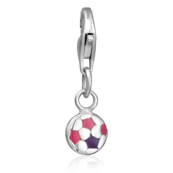 Elli "Charm Fußball | Emaille (Schwarz)< Anhänger & Charms