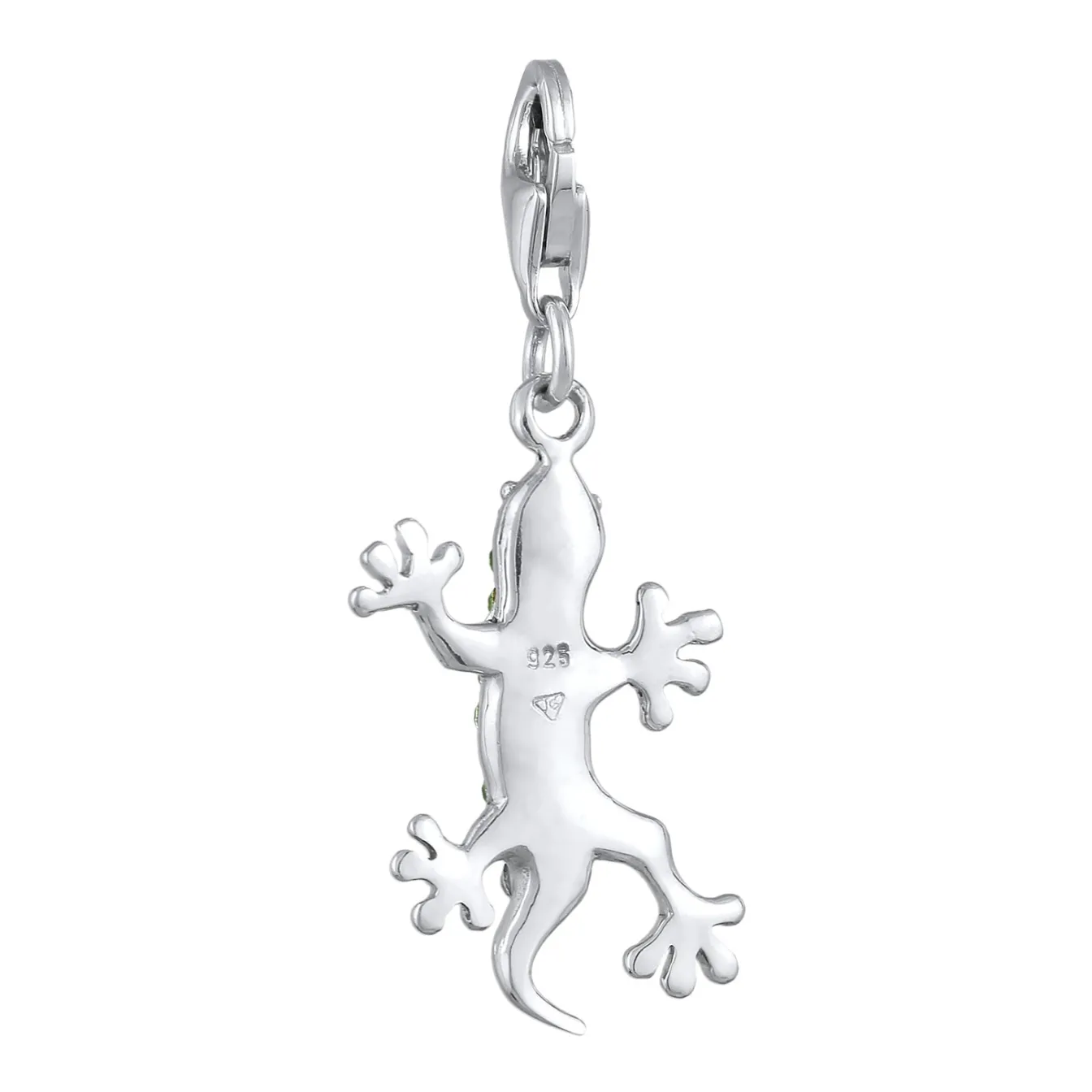 Elli "Charm Gecko | Kristall ( Schwarz )< Anhänger & Charms|Vergoldet