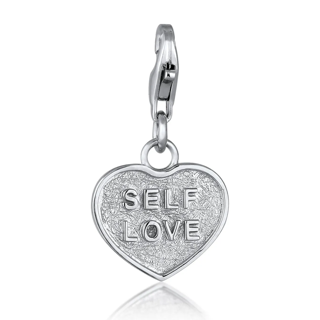 Elli "Charm Herz SELF LOVE< Vergoldet|Symbol-schmuck