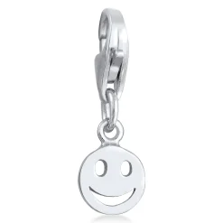 Elli "Charm mit Smiling Face< Anhänger & Charms|Vergoldet